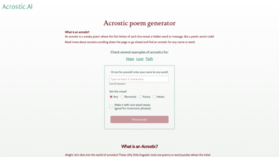 Acrostic