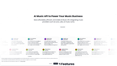  AI Music API