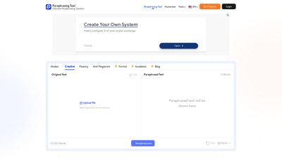 AI Paraphrasing Tool