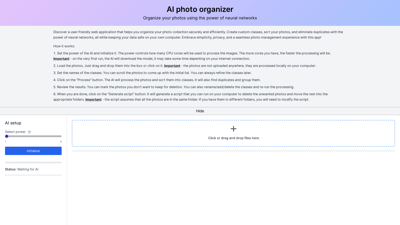 AI Photo Sorter