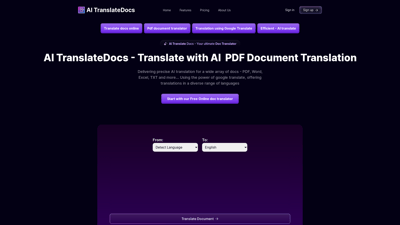 AI TranslateDocs