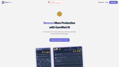 BeeDone: AI Daily Planner Game