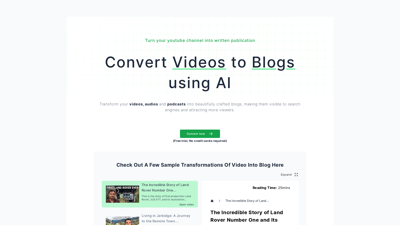 Blog my video