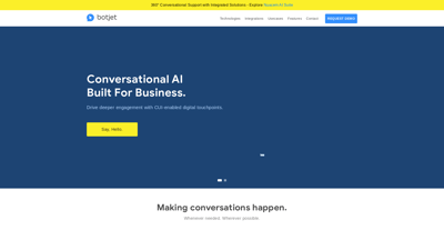 Botjet - Conversational AI Platform