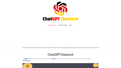 ChatGPT Deutsch