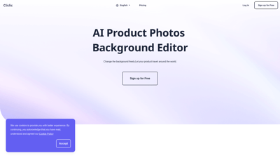 Cliclic Product Photos Background Editor