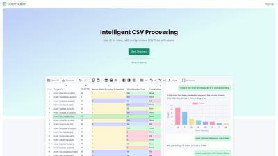 Commabot - Online CSV Editor