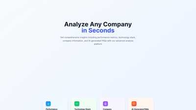 Company Search AI