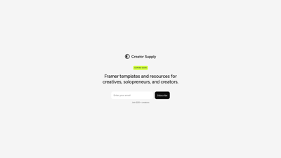 Creator Supply
