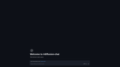 Diffusion Chat
