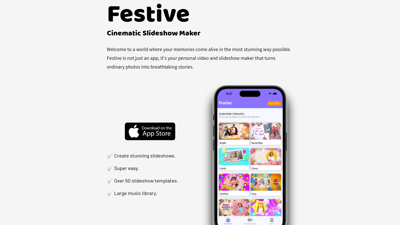 Festive Slideshow Maker