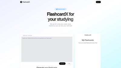 FlashcardX