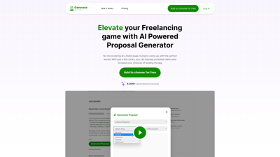 Generate Proposal