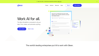 Glean Enterprise AI