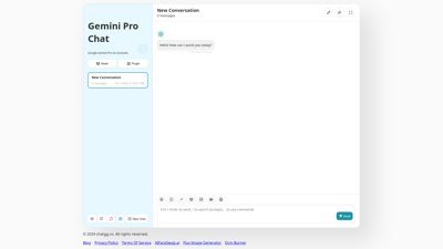 Google Gemini Pro Chat