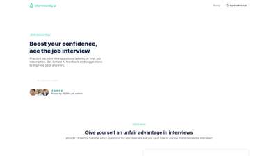 Interviews by AI