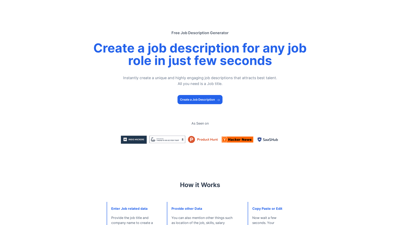 Job Description Generator
