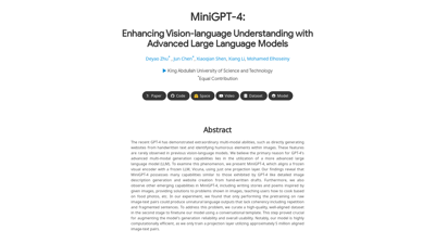 Minigpt-4
