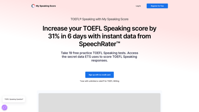 My Speaking Score