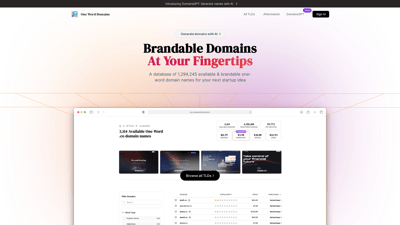One Word Domains