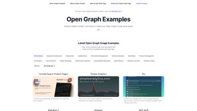Open Graph Examples