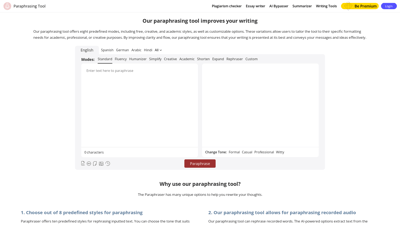 Paraphrasing Tool