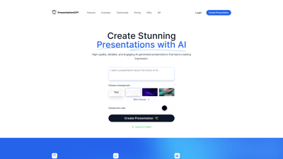 PresentationGPT