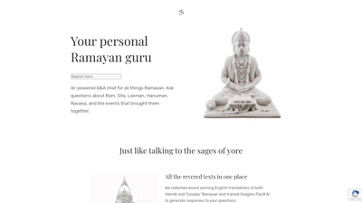 Ramayana meets AI