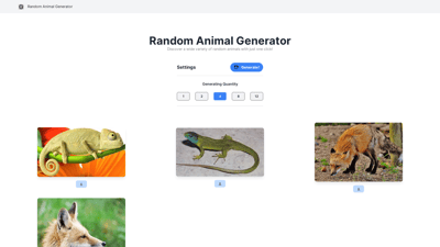 Random Animal Generator