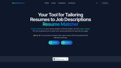 Resume Matcher