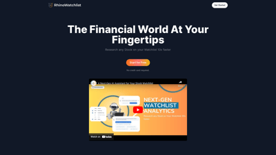 RhinoWatchlist