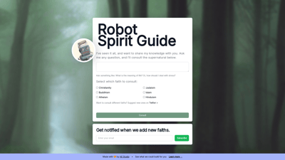 Robot Spirit Guide