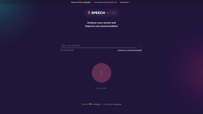 Speech Meter