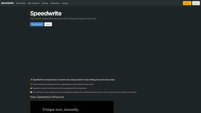 Speedwrite