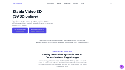 SV3D Online