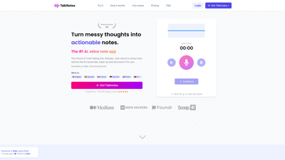 Talknotes