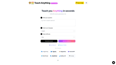 Teach Anything