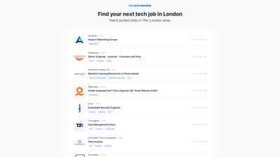 Tech Jobs London
