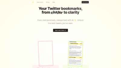 Twitter Bookmarks Manager