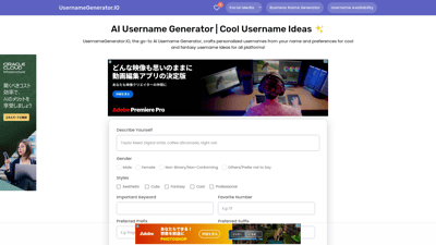 UsernameGenerator.IO
