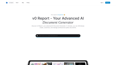 v0 Report