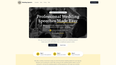 Wedding Speech+