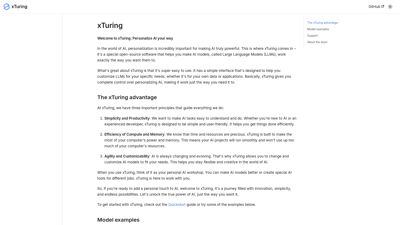 xTuring